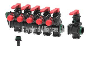 Manual Boom Section Valves with Fork Coupling